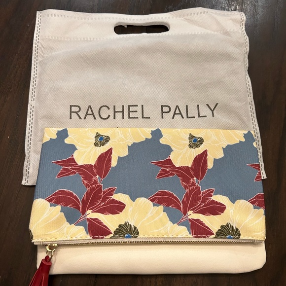 Rachel Pallet Vegan Foldover Clutch. Floral print. - Picture 1 of 7